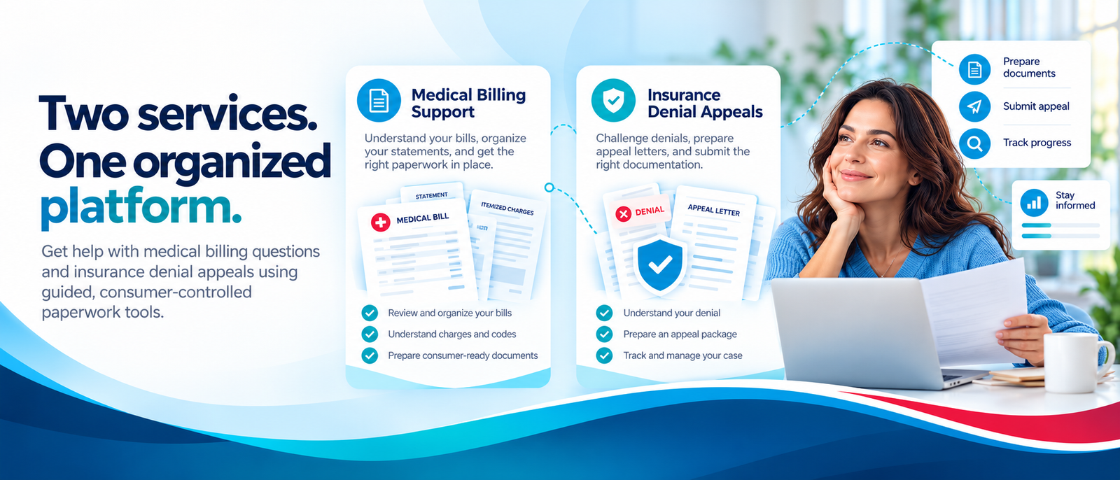 Medical billing services and insurance denial appeals